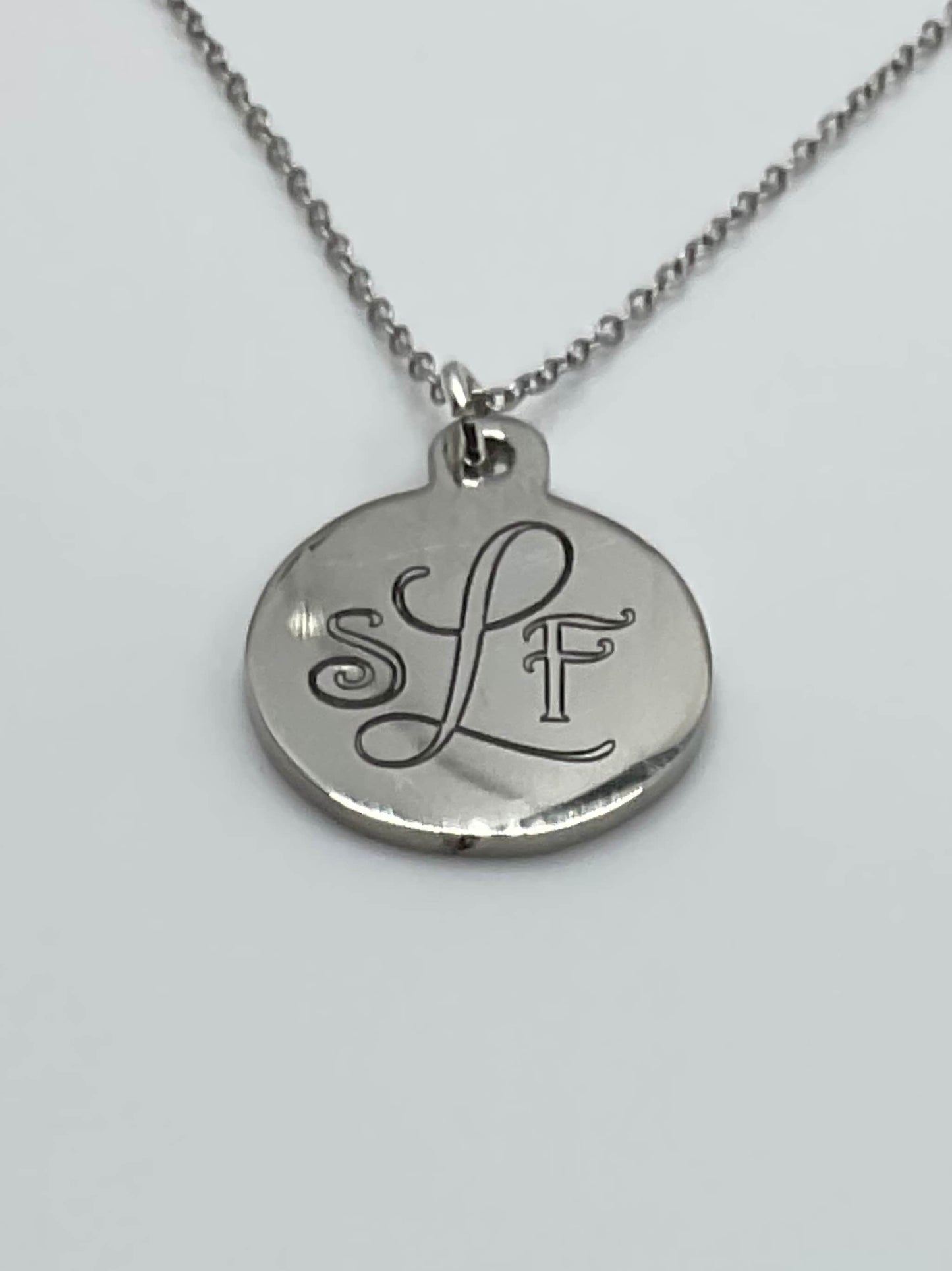 Monogrammed Personalized Jewelry Charm Necklace