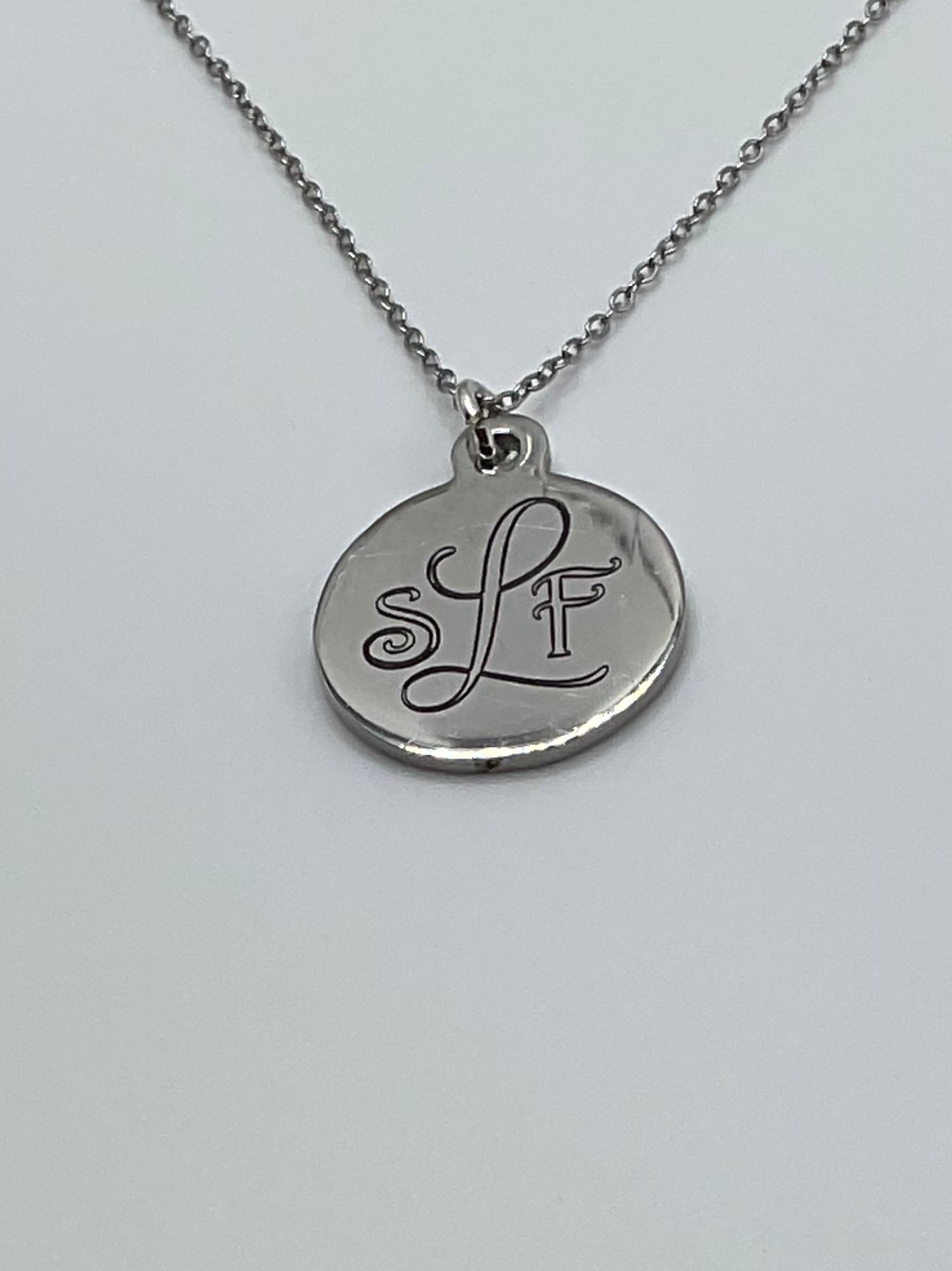 Monogrammed Personalized Jewelry Charm Necklace