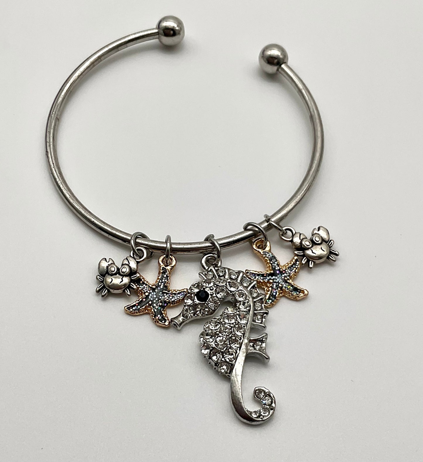 Ocean Theme Star Fish and Sea Horse Beach Summer Bracelet - Pandora