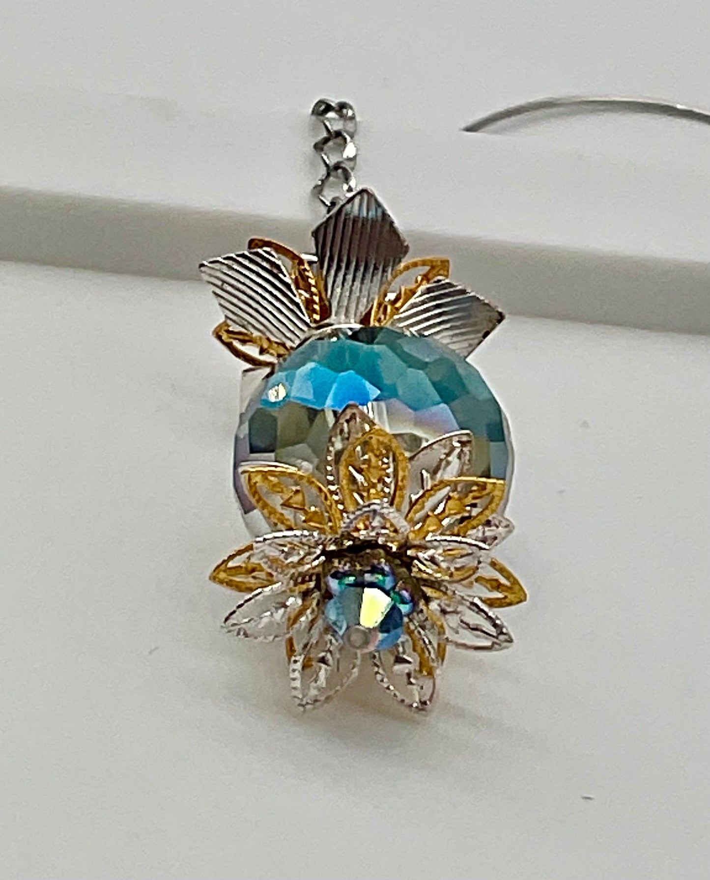 Pick - A - Pineapple Crystal Pineapple Charleston Style Jewelry Rear View Mirror Car Ornament - Assorted Styles