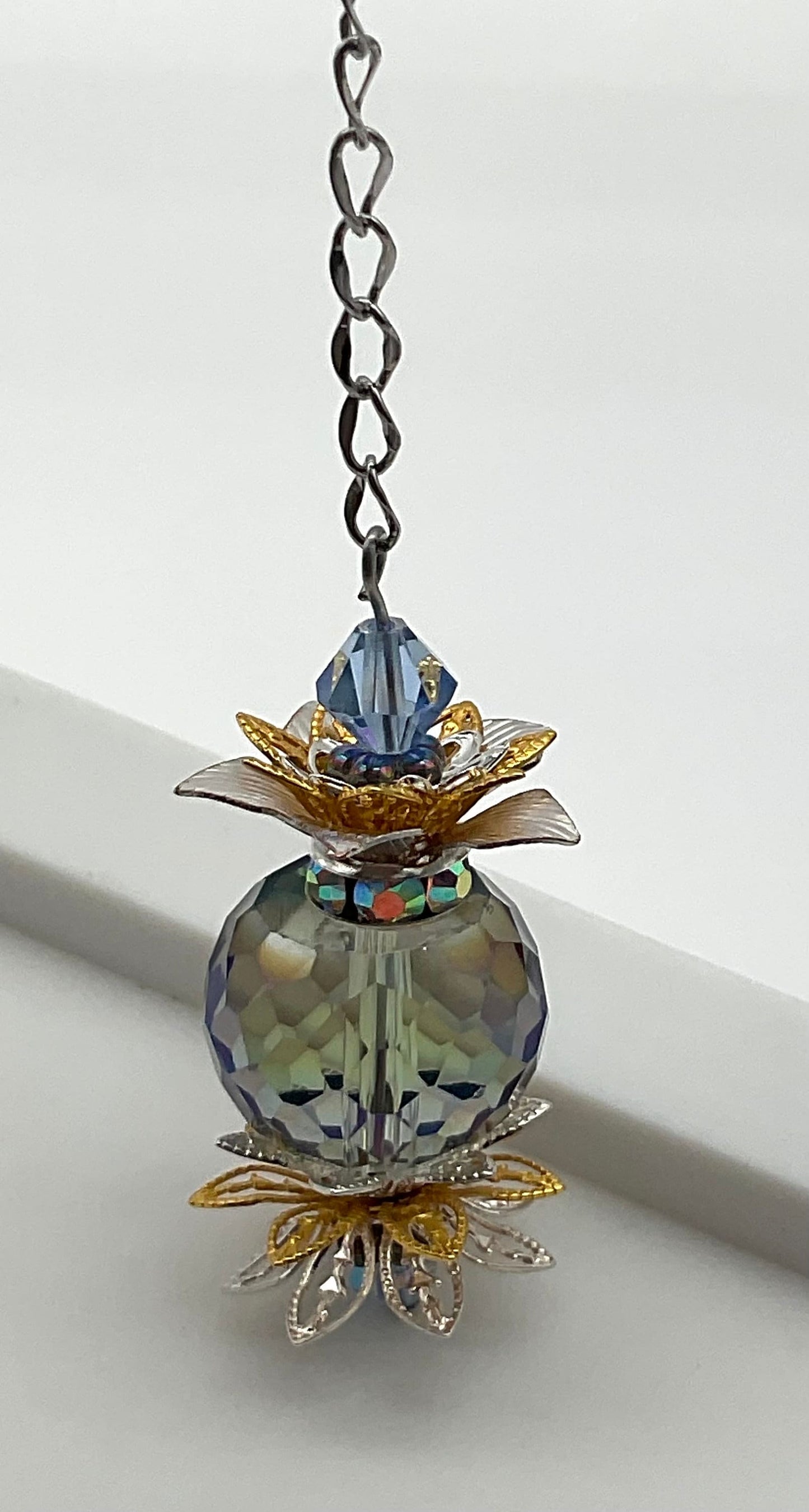 Pick - A - Pineapple Crystal Pineapple Charleston Style Jewelry Rear View Mirror Car Ornament - Assorted Styles