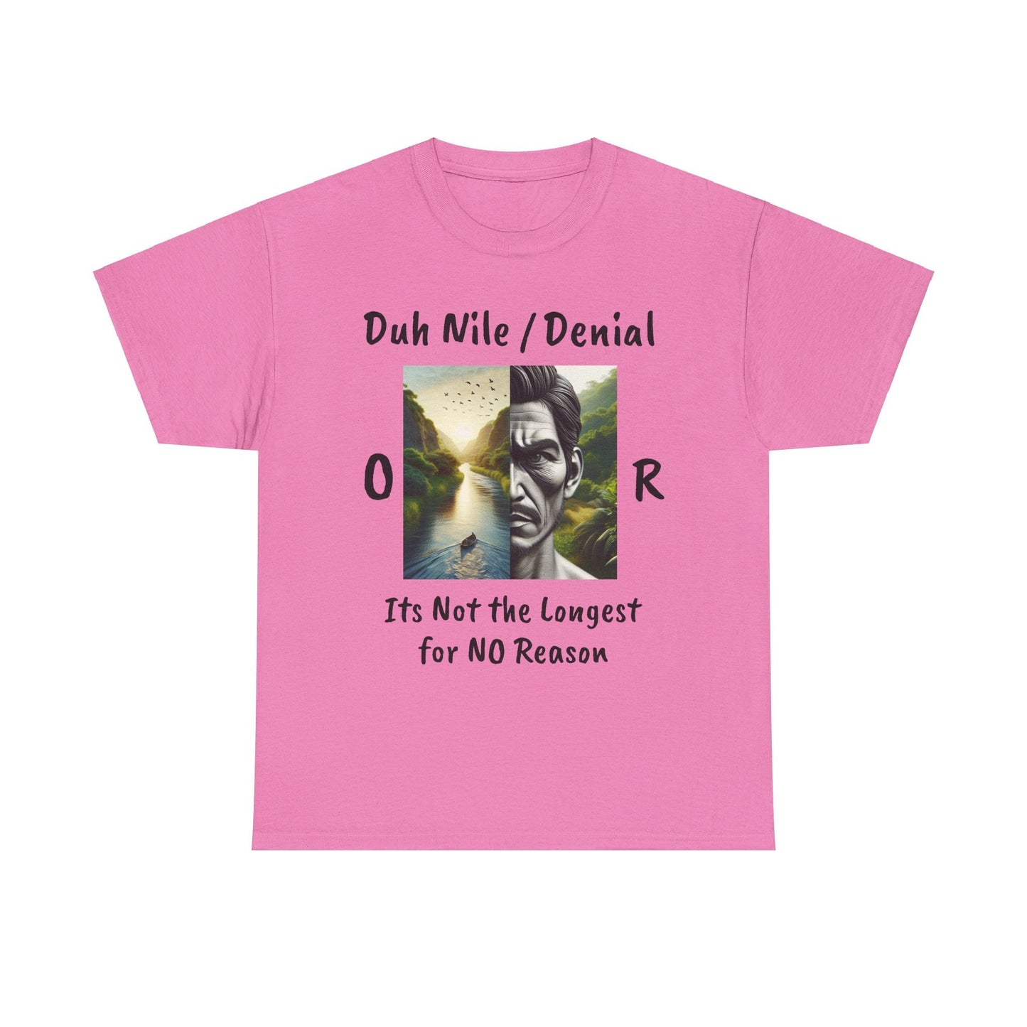 Unisex Heavy Cotton Tee Duh Nile or Denile