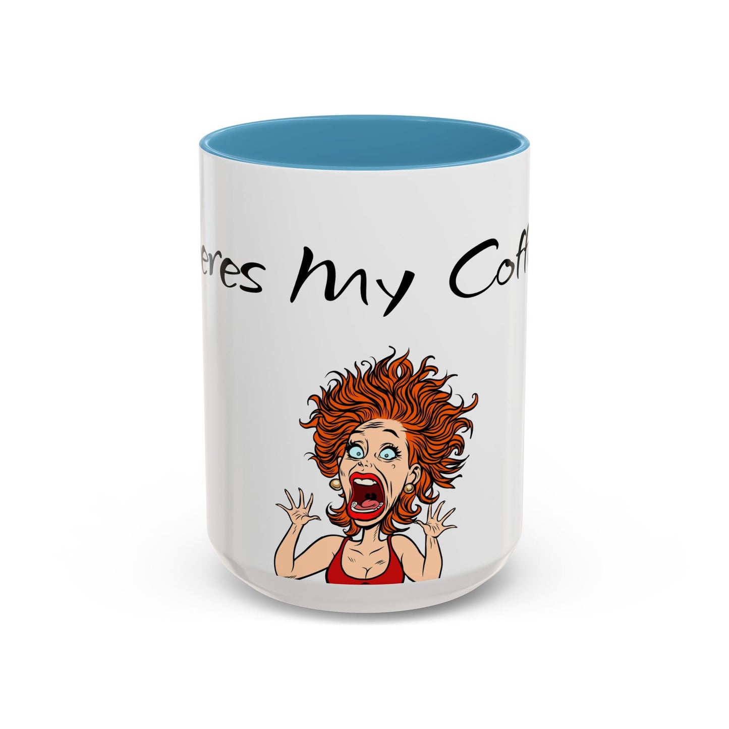 Ceramic Coffee Mug, Crazy Unique Design, Where's My Coffee Cup, Funny Mugs for Office, Gift for Coffee Lovers, Kitchen Decor