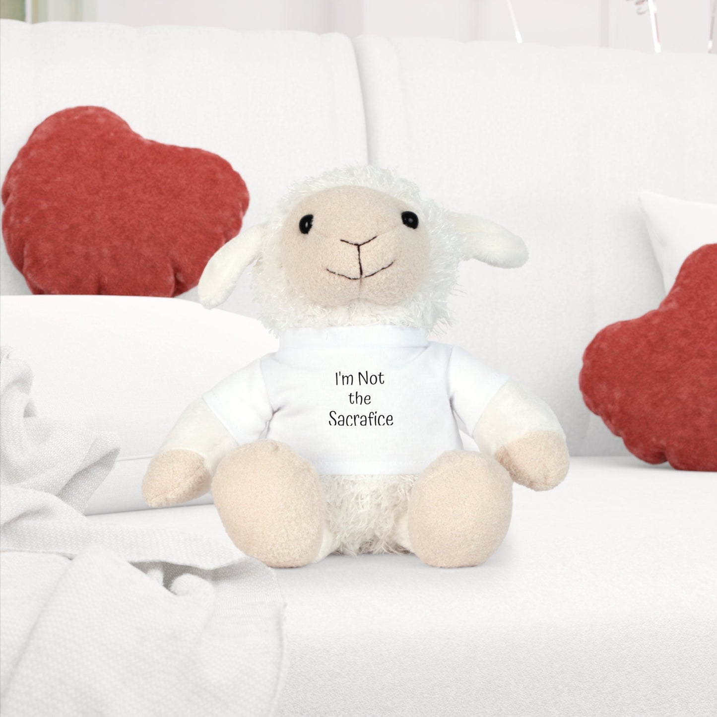 Plush Toy with T-Shirt - Lamb Sheep Animal