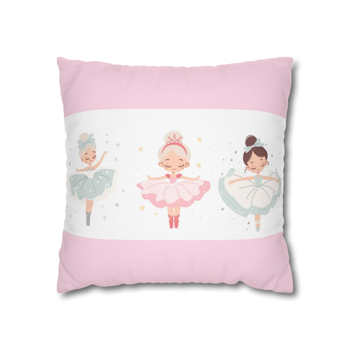 Princess in Pink Pillowcase, Fairy Tale Decor, Girl's Room Pillow Cover, Nursery Bedding, Birthday Gift