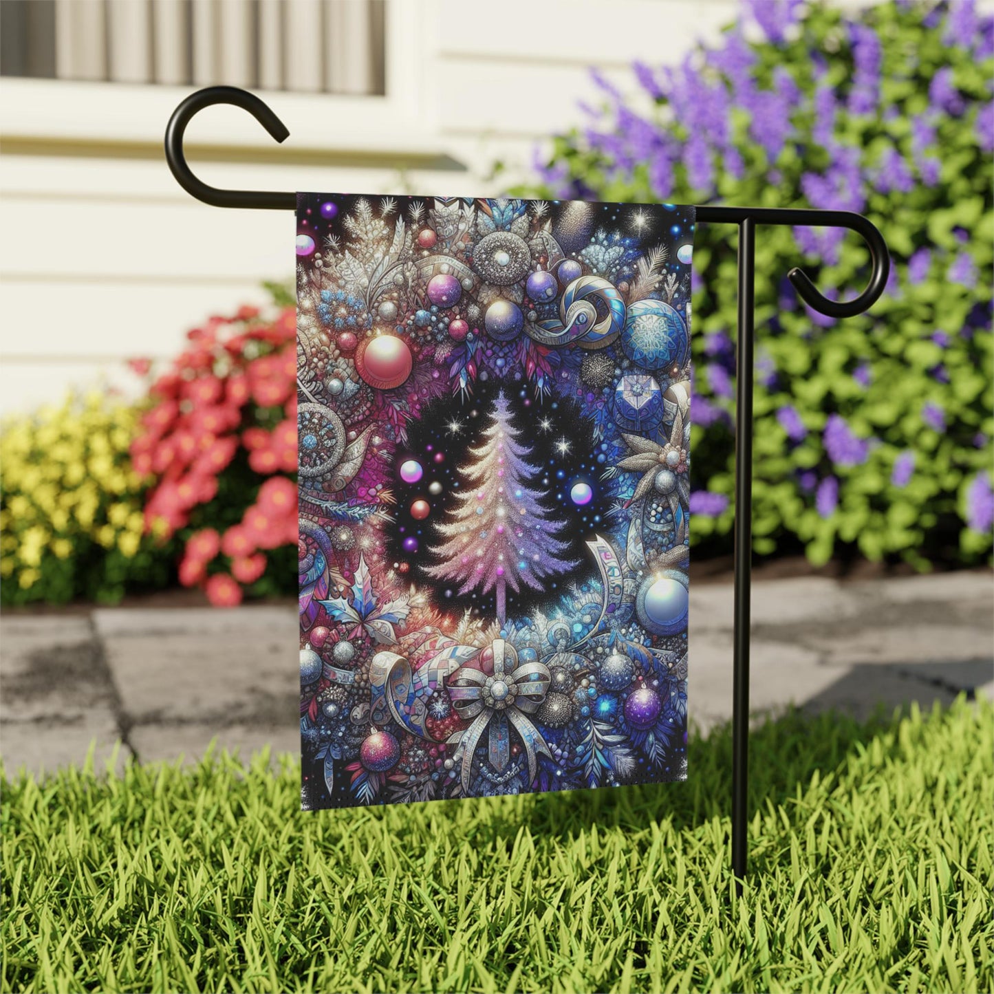 Garden & House Banner - Christmas Flag