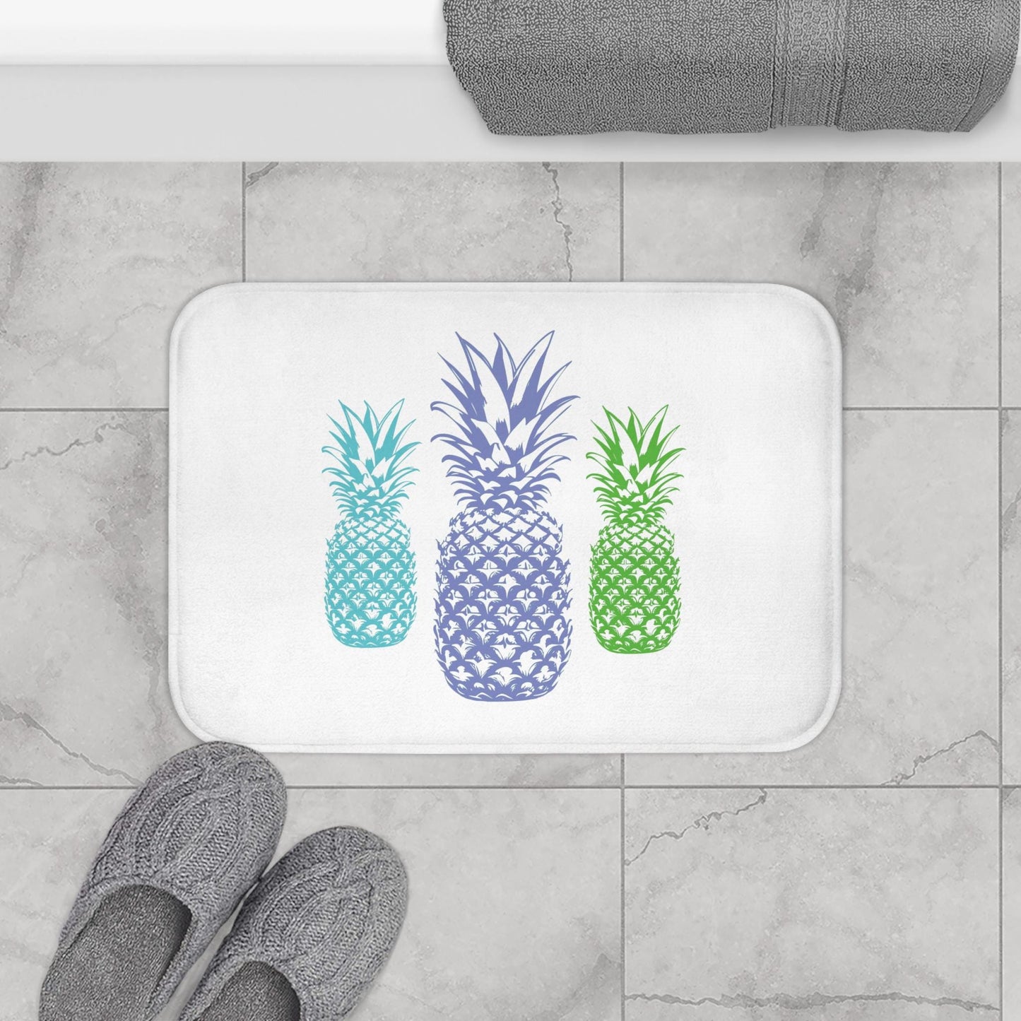 Bath Mat - Pineapple Style Mat for Bathroom