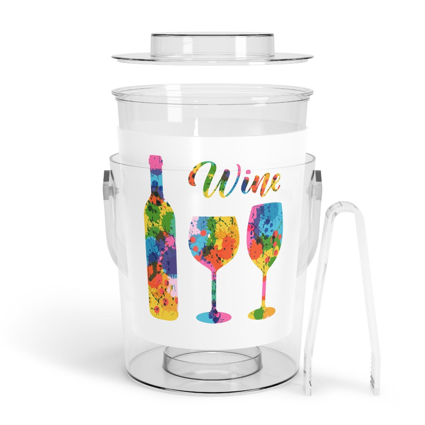 Ice Bucket with Tongs Insulated Cooler Bucket