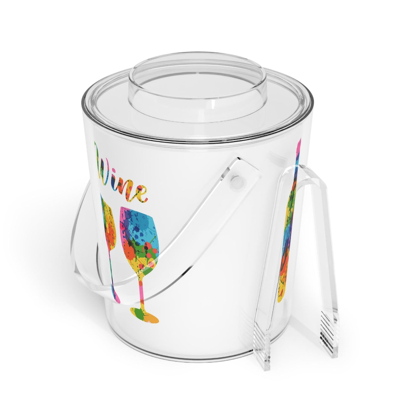 Ice Bucket with Tongs Insulated Cooler Bucket