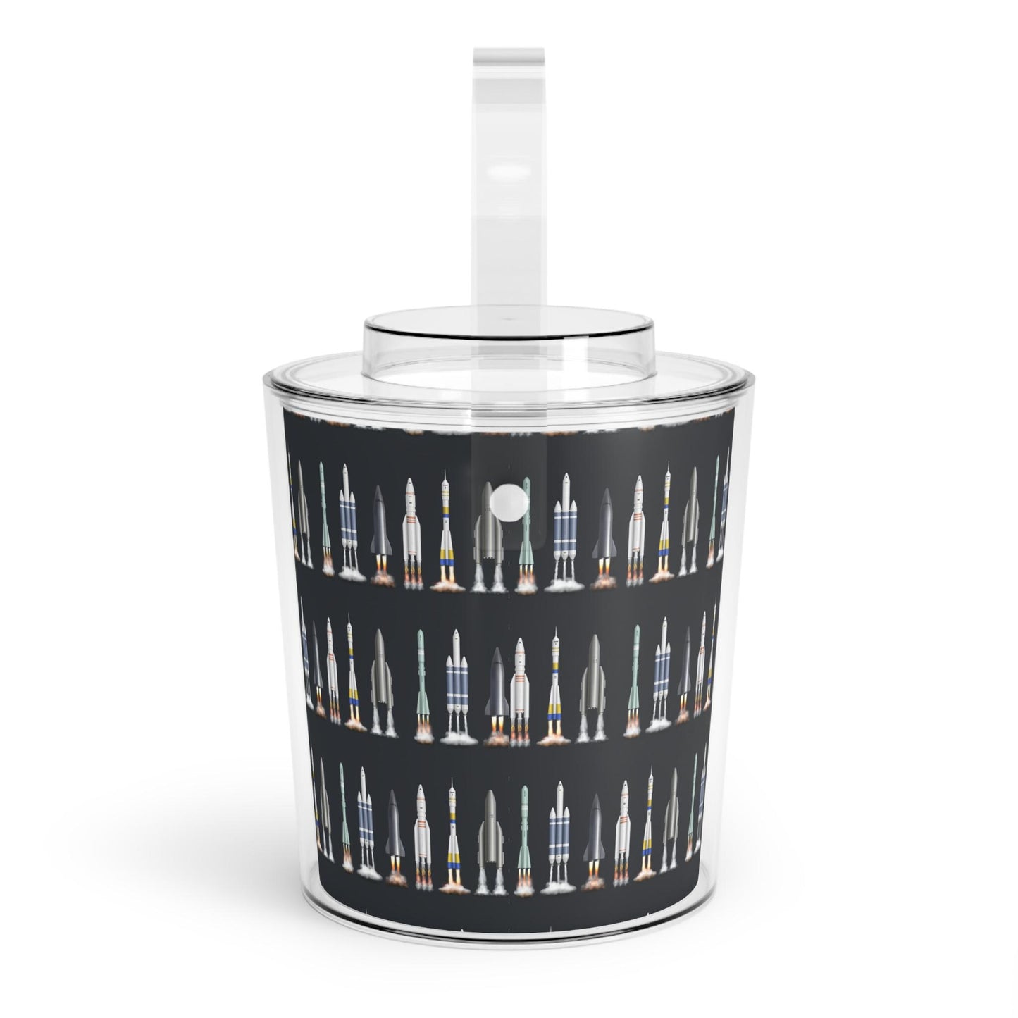 Ice Bucket with Tongs Cooler - Rocket
