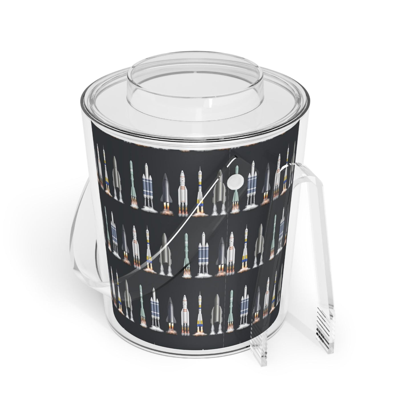 Ice Bucket with Tongs Cooler - Rocket