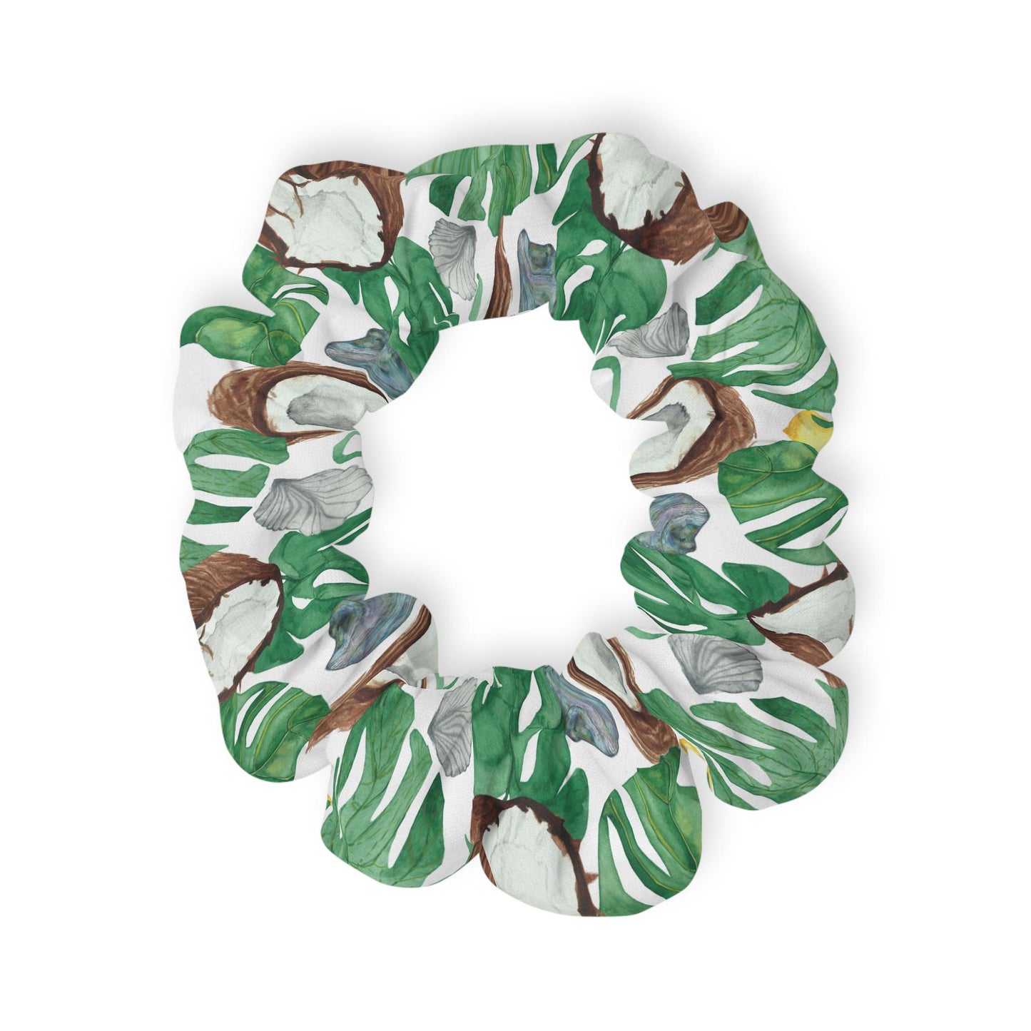 Scrunchie Hair Tie - Tropical Print