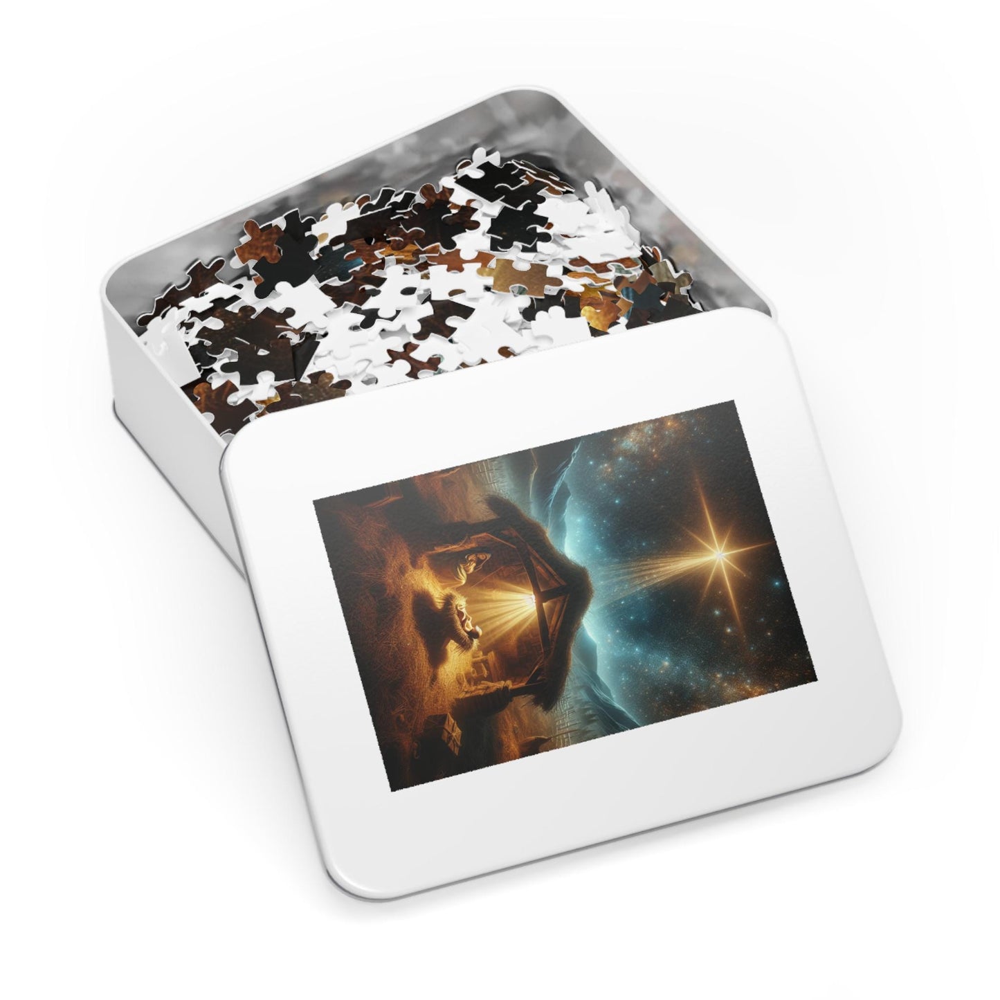 Jigsaw Puzzle (500,1000-Piece) - Christmas Manger Scene