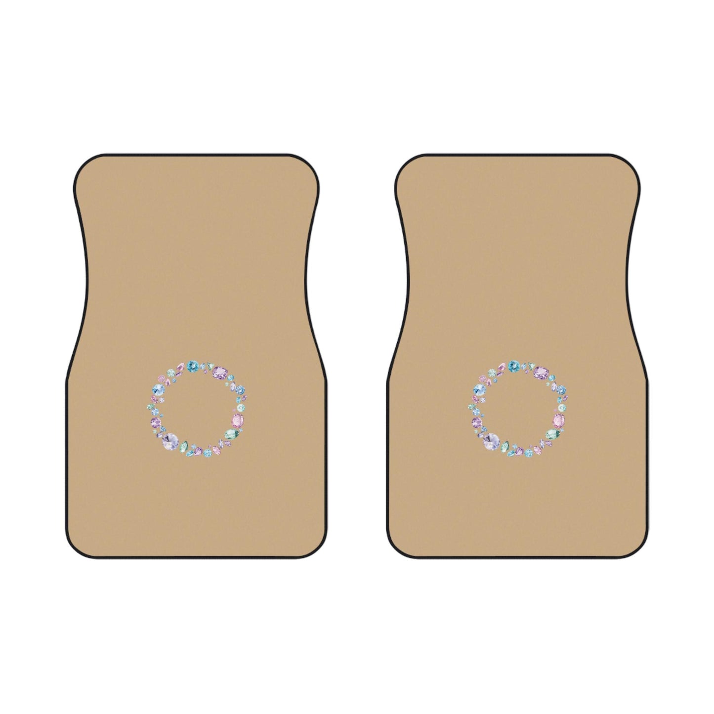 Car Mats (2x Front) Jewel Floor Mat for Car