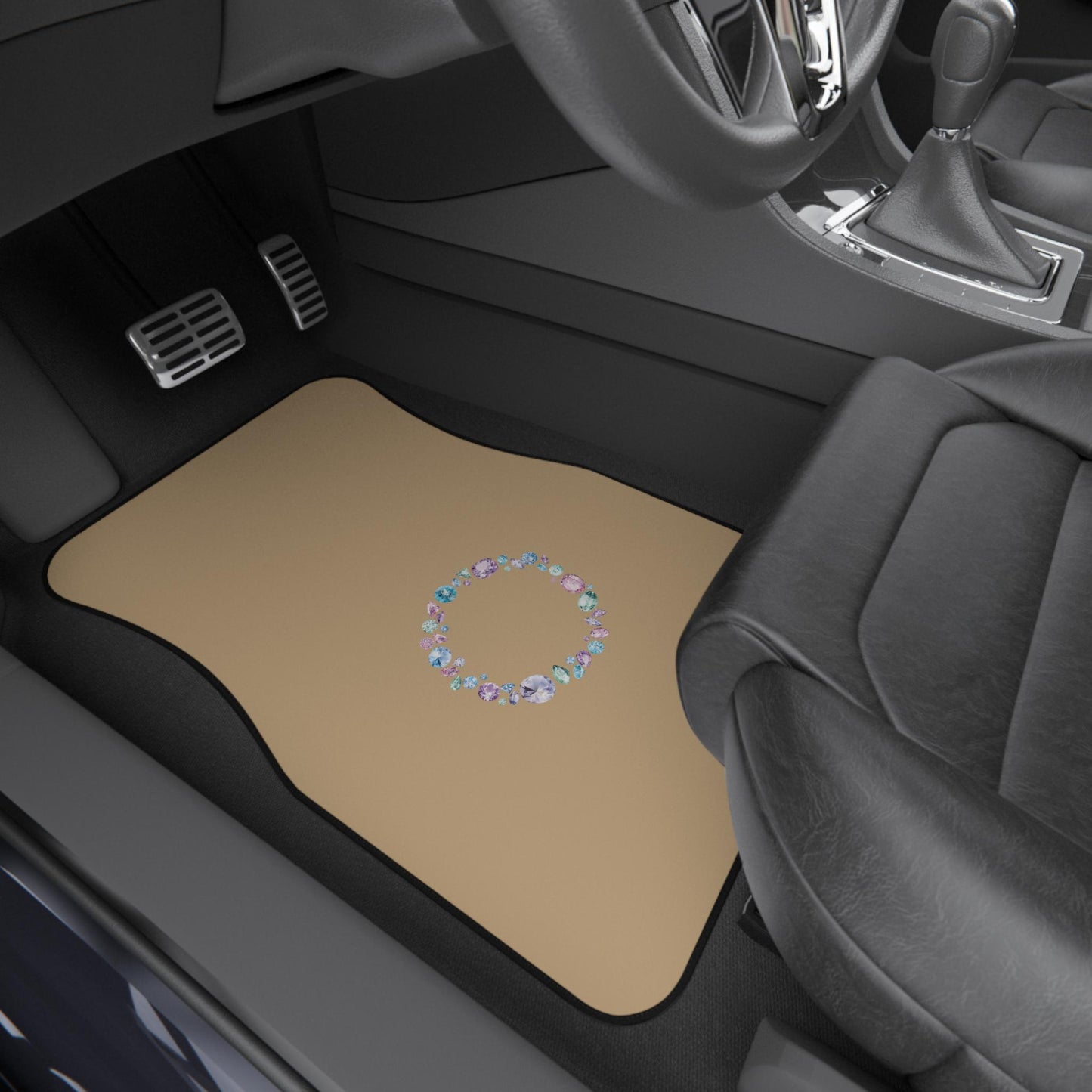 Car Mats (2x Front) Jewel Floor Mat for Car