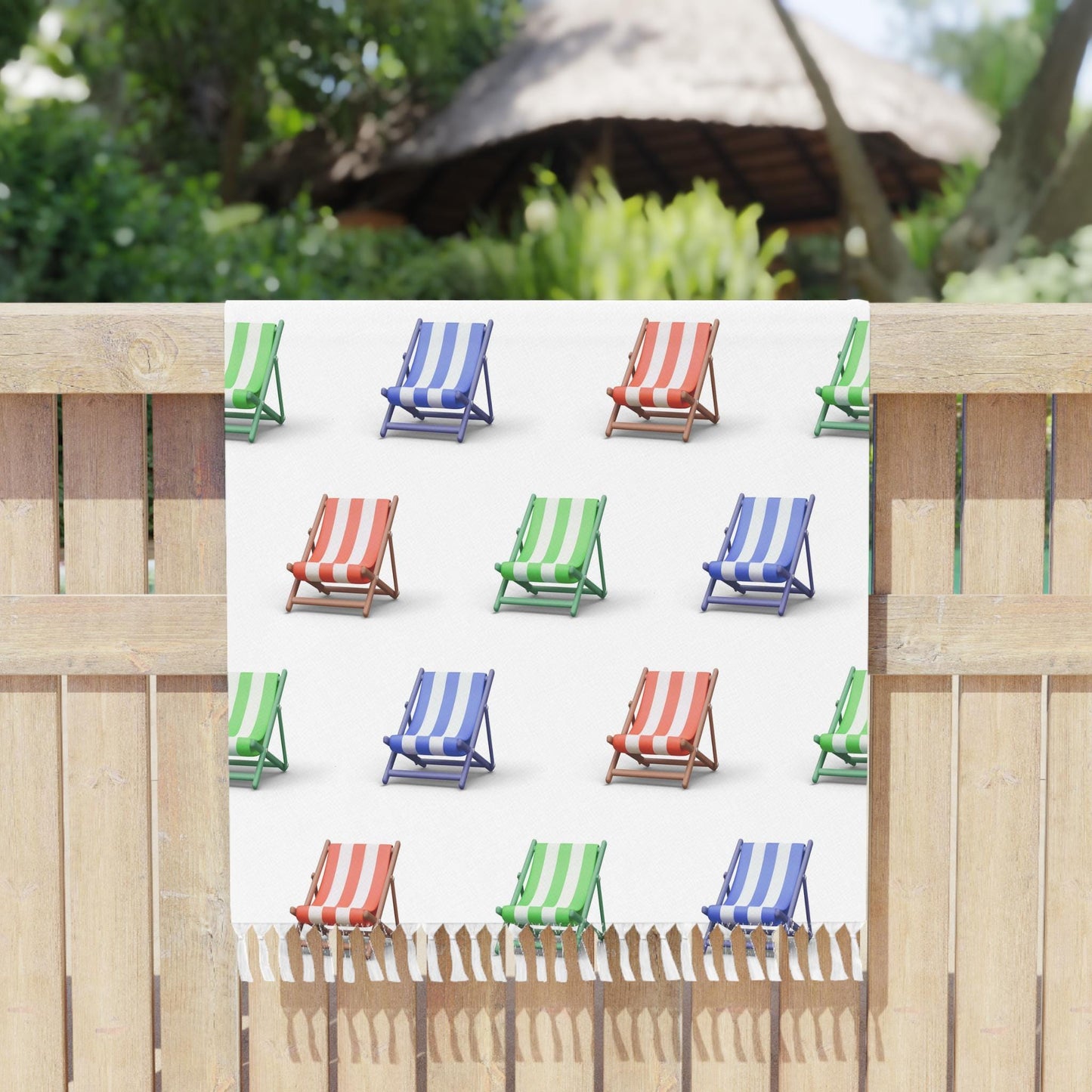 Boho Beach Cloth - Beach Chair Blanket