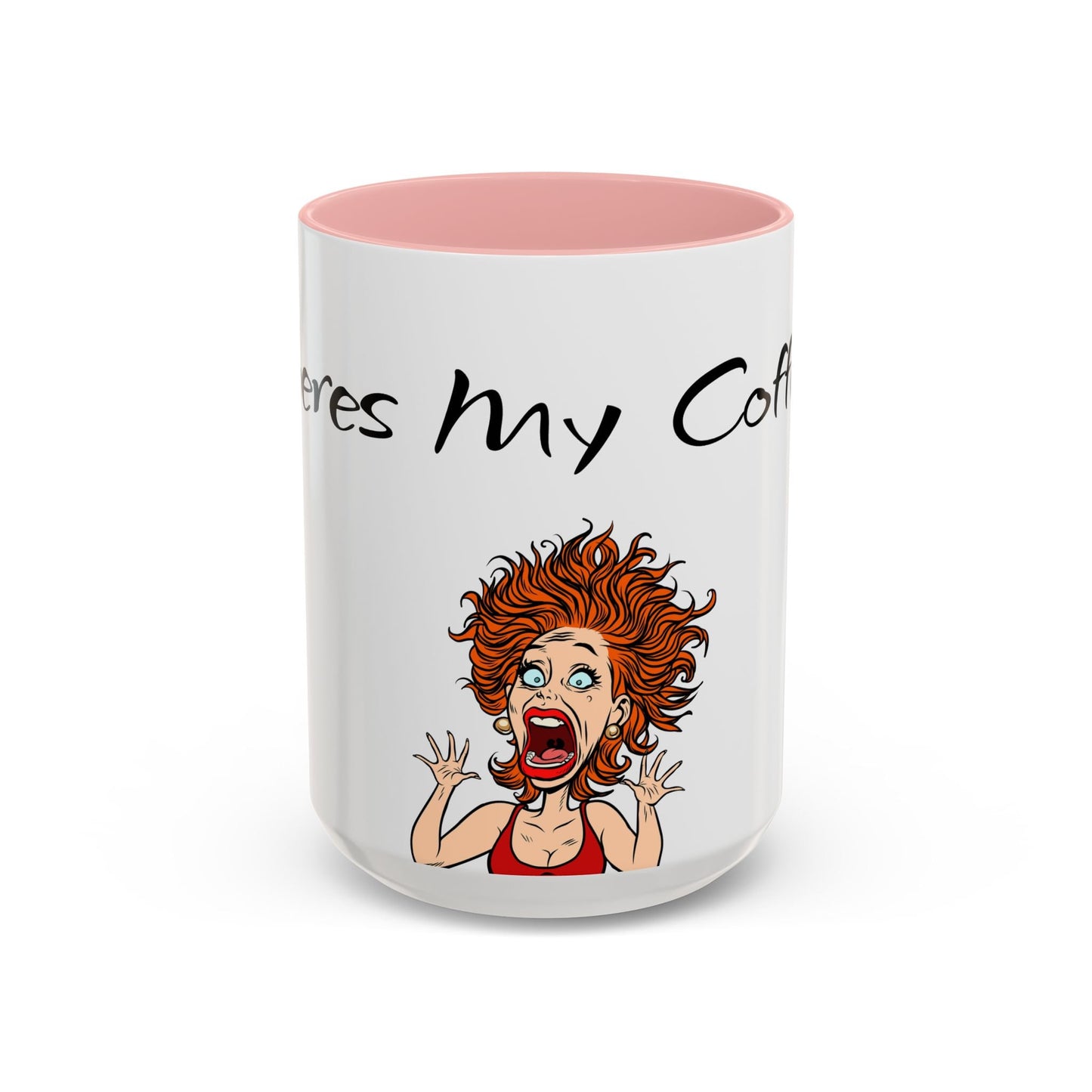 Ceramic Coffee Mug, Crazy Unique Design, Where's My Coffee Cup, Funny Mugs for Office, Gift for Coffee Lovers, Kitchen Decor