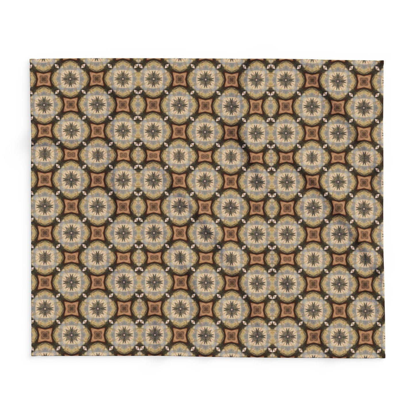 Arctic Fleece Blanket - Beige Tan Throw for Couch or Bed