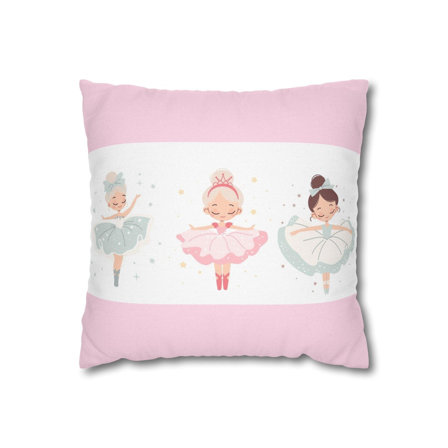 Princess in Pink Pillowcase, Fairy Tale Decor, Girl's Room Pillow Cover, Nursery Bedding, Birthday Gift