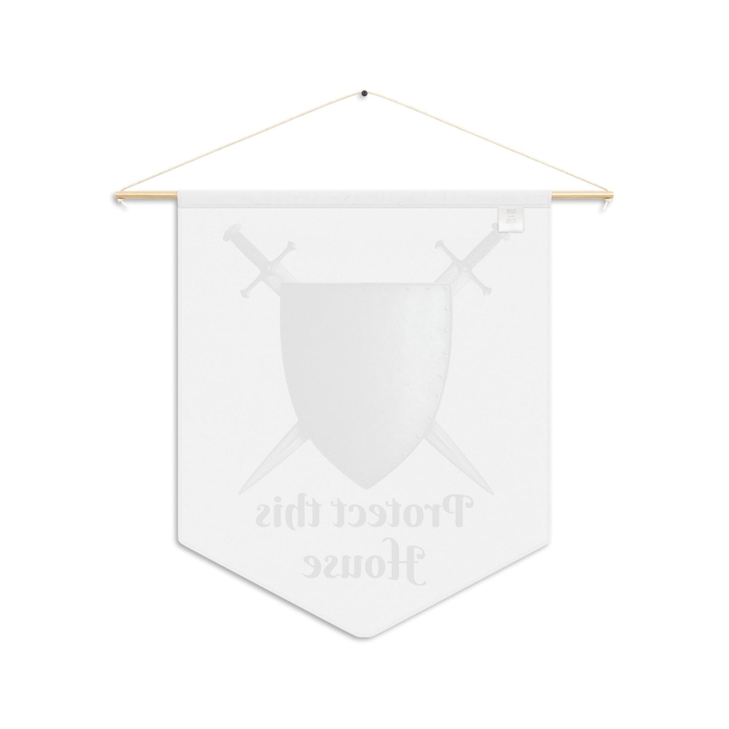 Pennant - Home Decor - Protect this House - Personalize Last Name