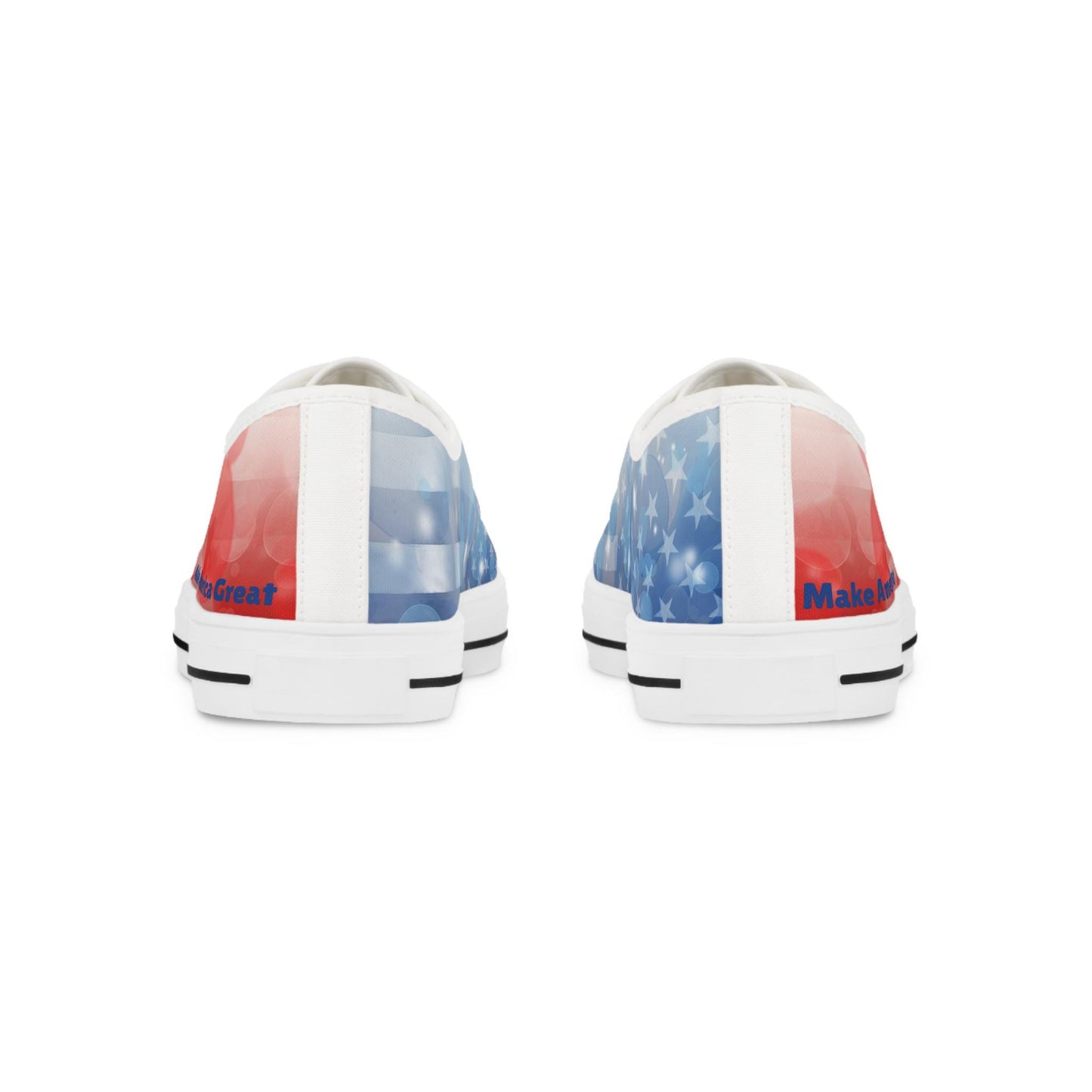 Men's Low Top Sneakers 2024 Trump America Shoes