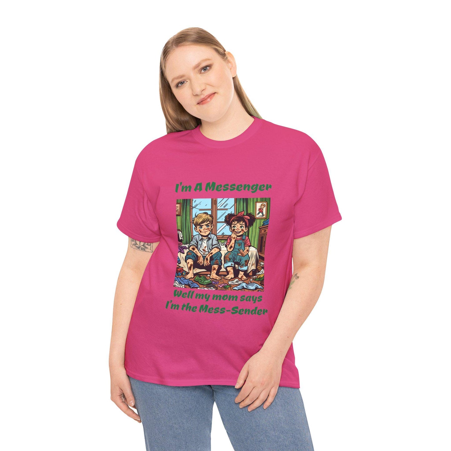 Unisex Heavy Cotton Tee - Messenger