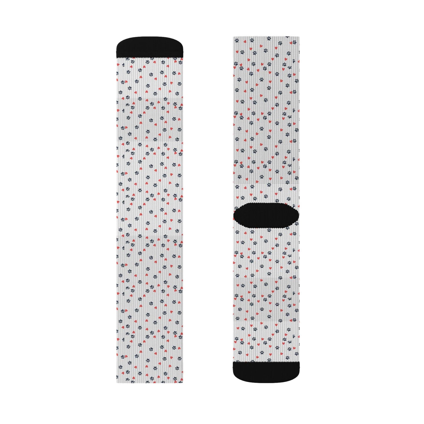 Sublimation Socks - Dog Paw Animal Print Socks Male or Female