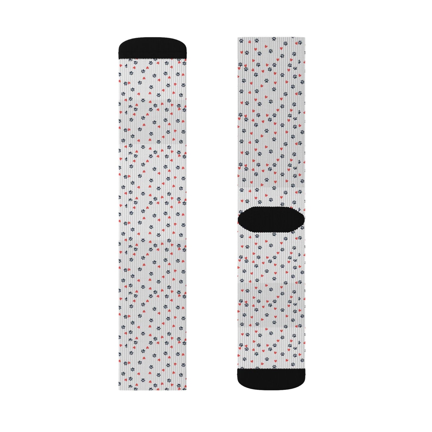 Sublimation Socks - Dog Paw Animal Print Socks Male or Female