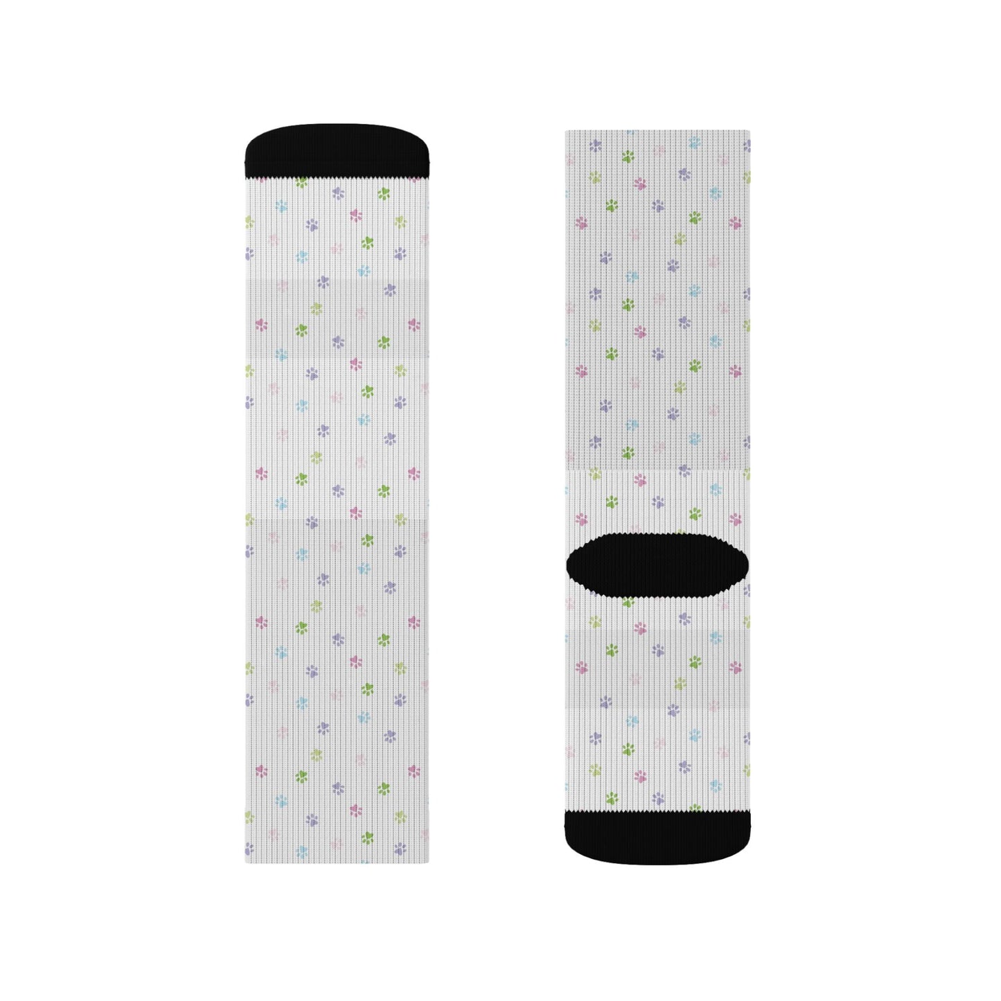 Sublimation Socks - Cat Paw Print Socks Male or Female