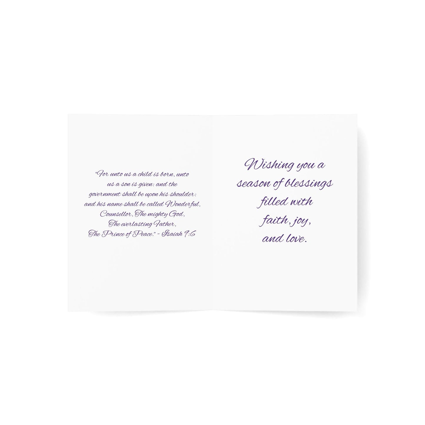 Greeting Cards (1, 10, 30, and 50pcs) Christmas Holiday Cards