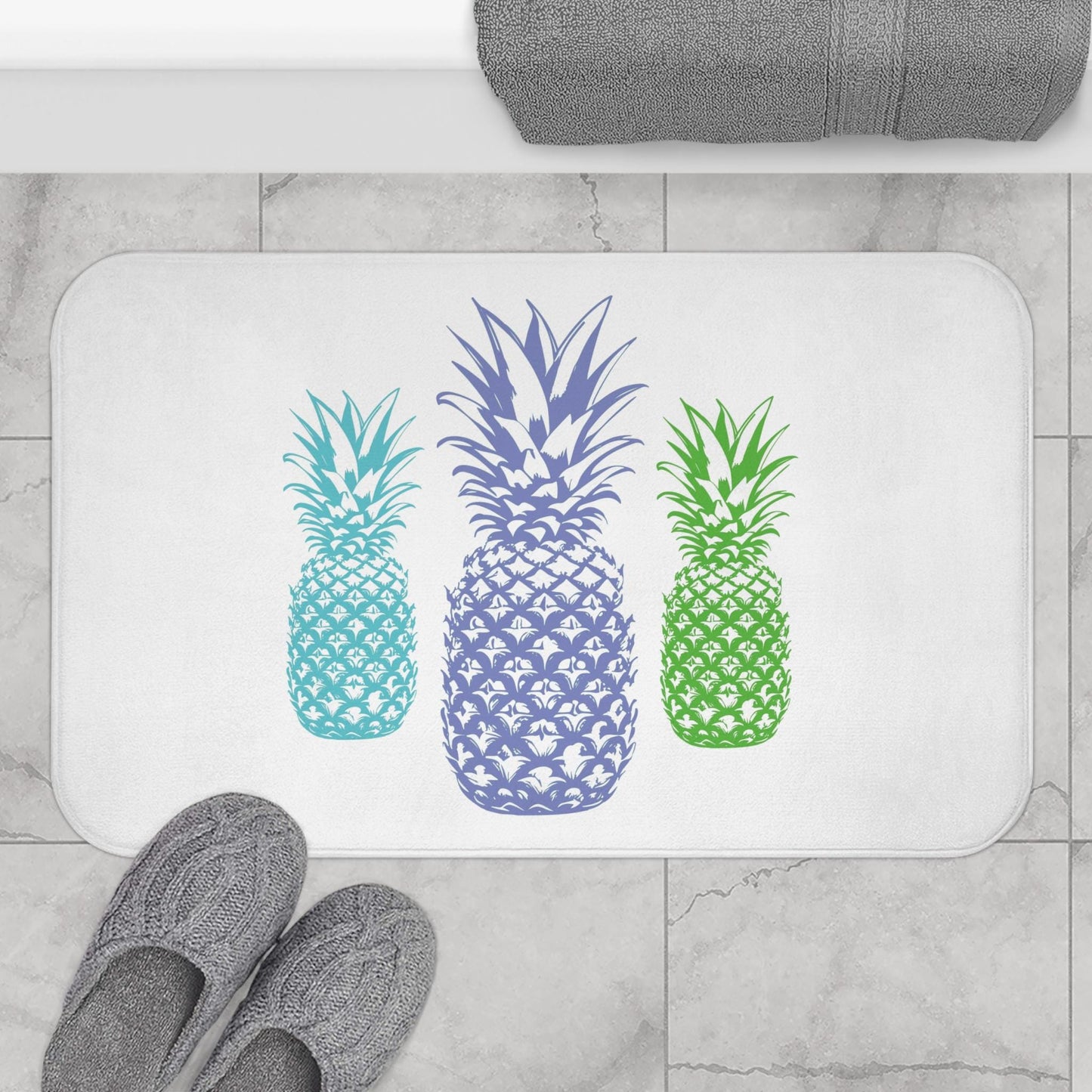 Bath Mat - Pineapple Style Mat for Bathroom