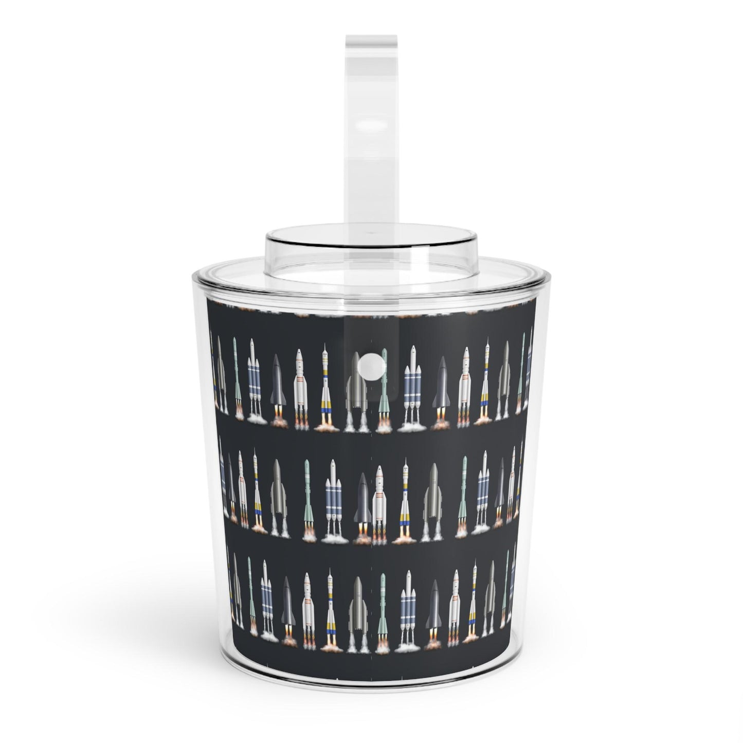 Ice Bucket with Tongs Cooler - Rocket