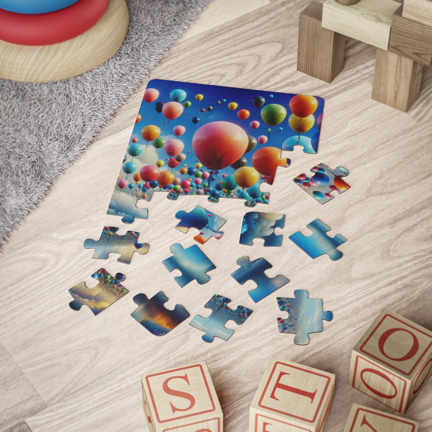 Kids' Puzzle, 30-Piece - Balloons