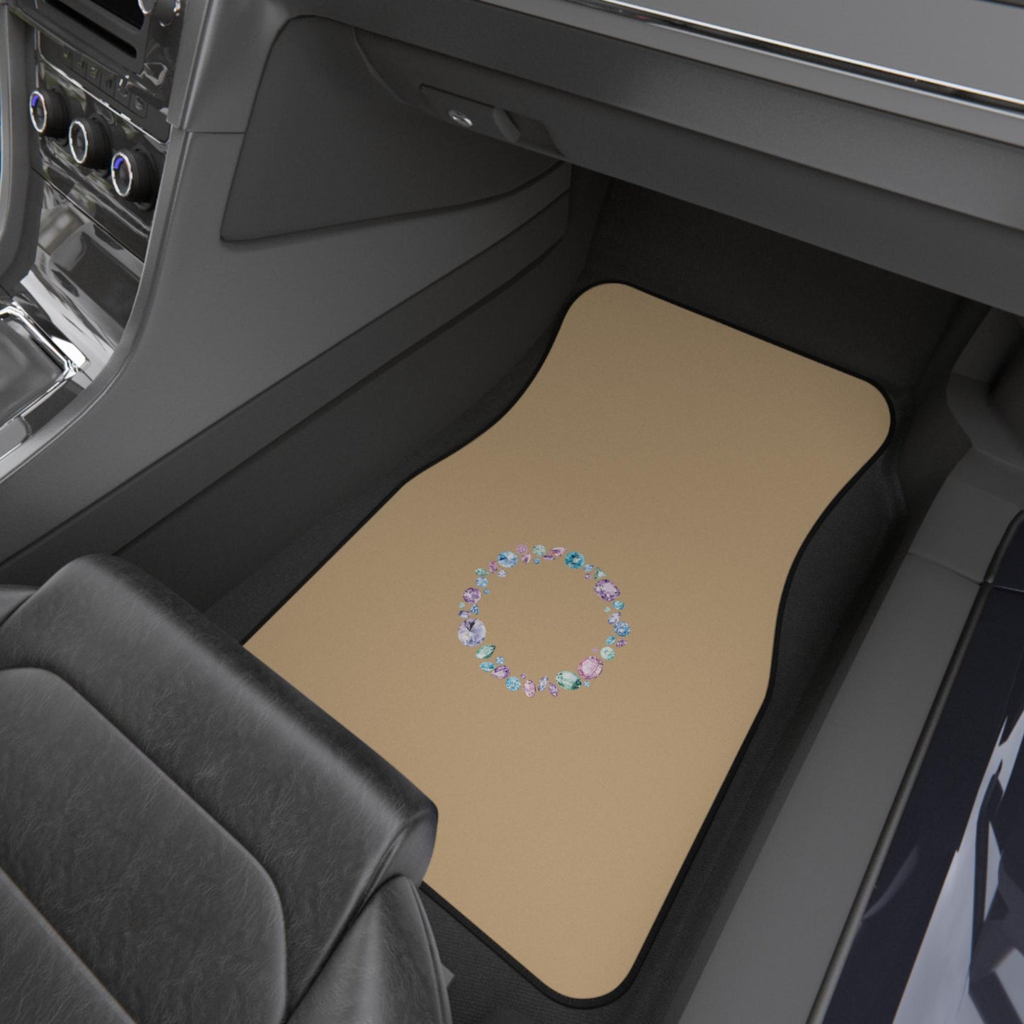Car Mats (2x Front) Jewel Floor Mat for Car