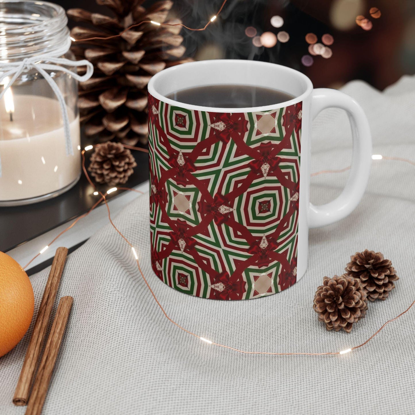 Ceramic Mug, (11oz, 15oz) Christmas Coffee Cup