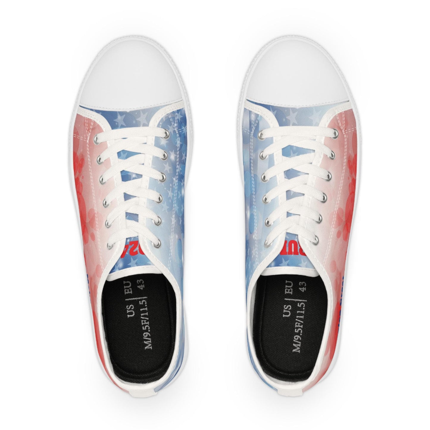 Men's Low Top Sneakers 2024 Trump America Shoes