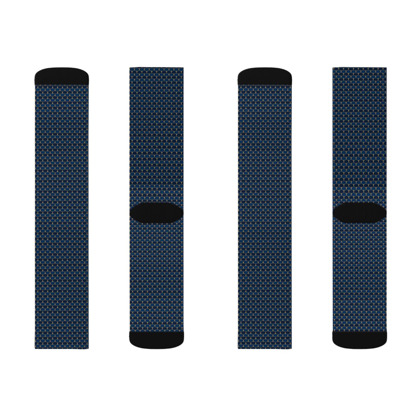Sublimation Socks - Navy Business Dress Socks