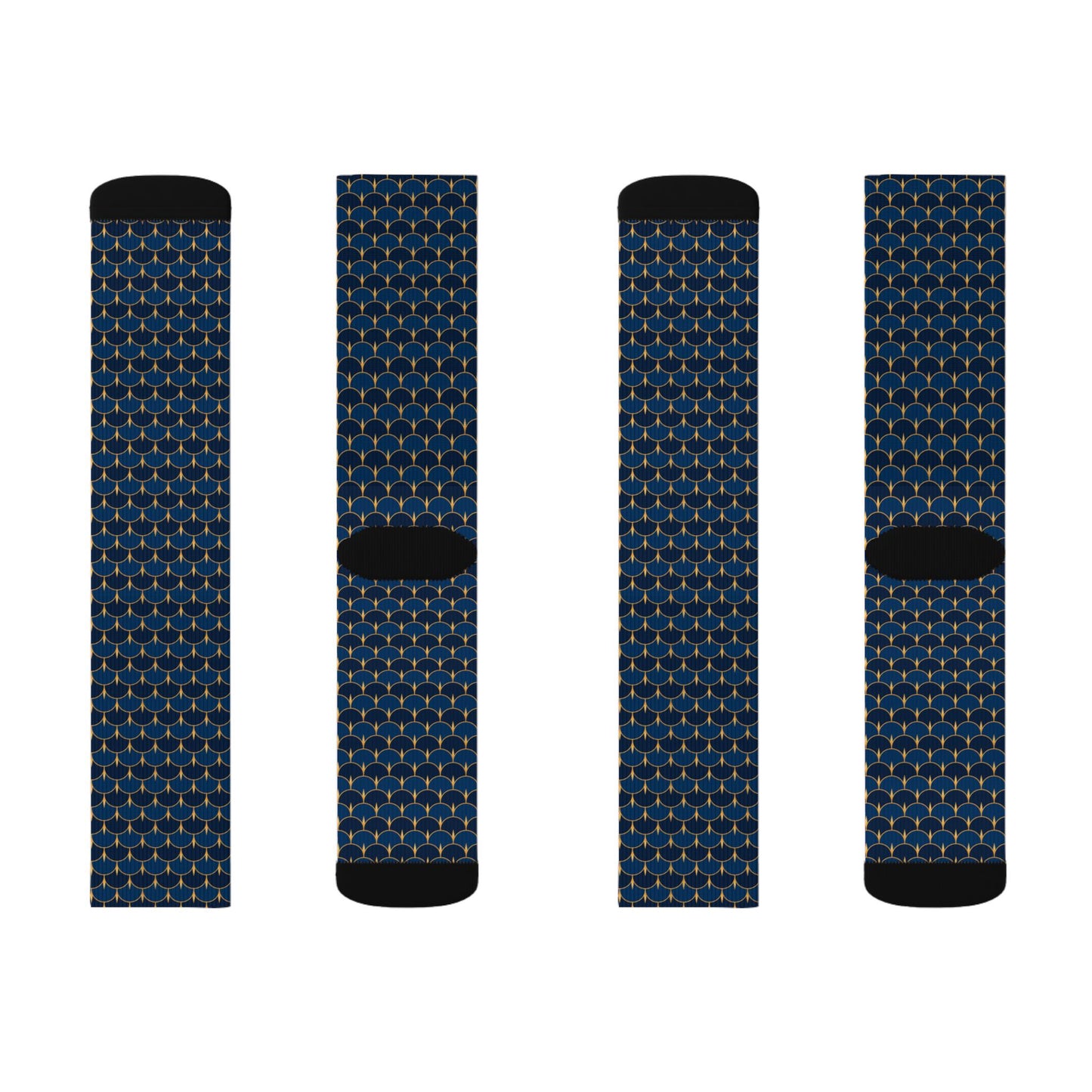 Copy of Sublimation Socks - Navy Blue Dress Business Socks Male or Female