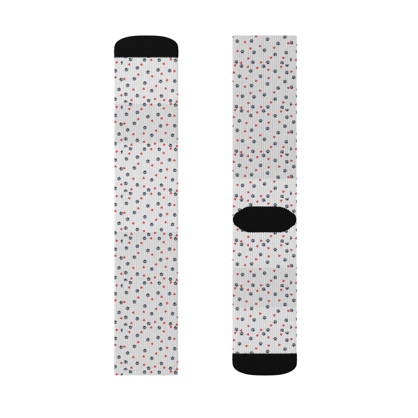 Sublimation Socks - Dog Paw Animal Print Socks Male or Female