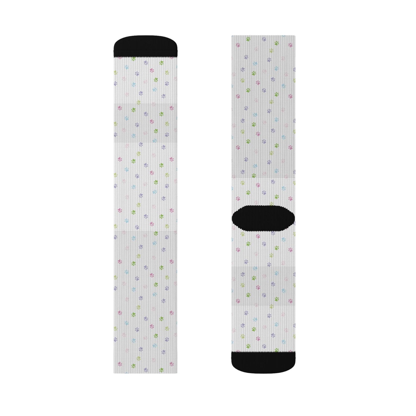 Sublimation Socks - Cat Paw Print Socks Male or Female