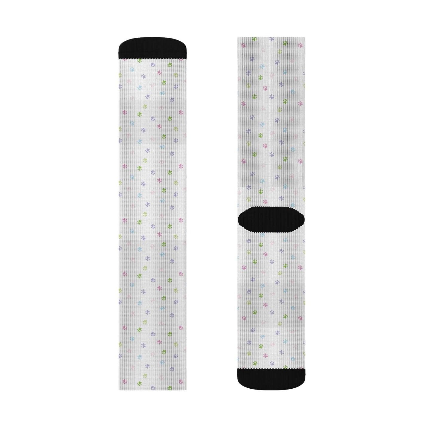 Sublimation Socks - Cat Paw Print Socks Male or Female