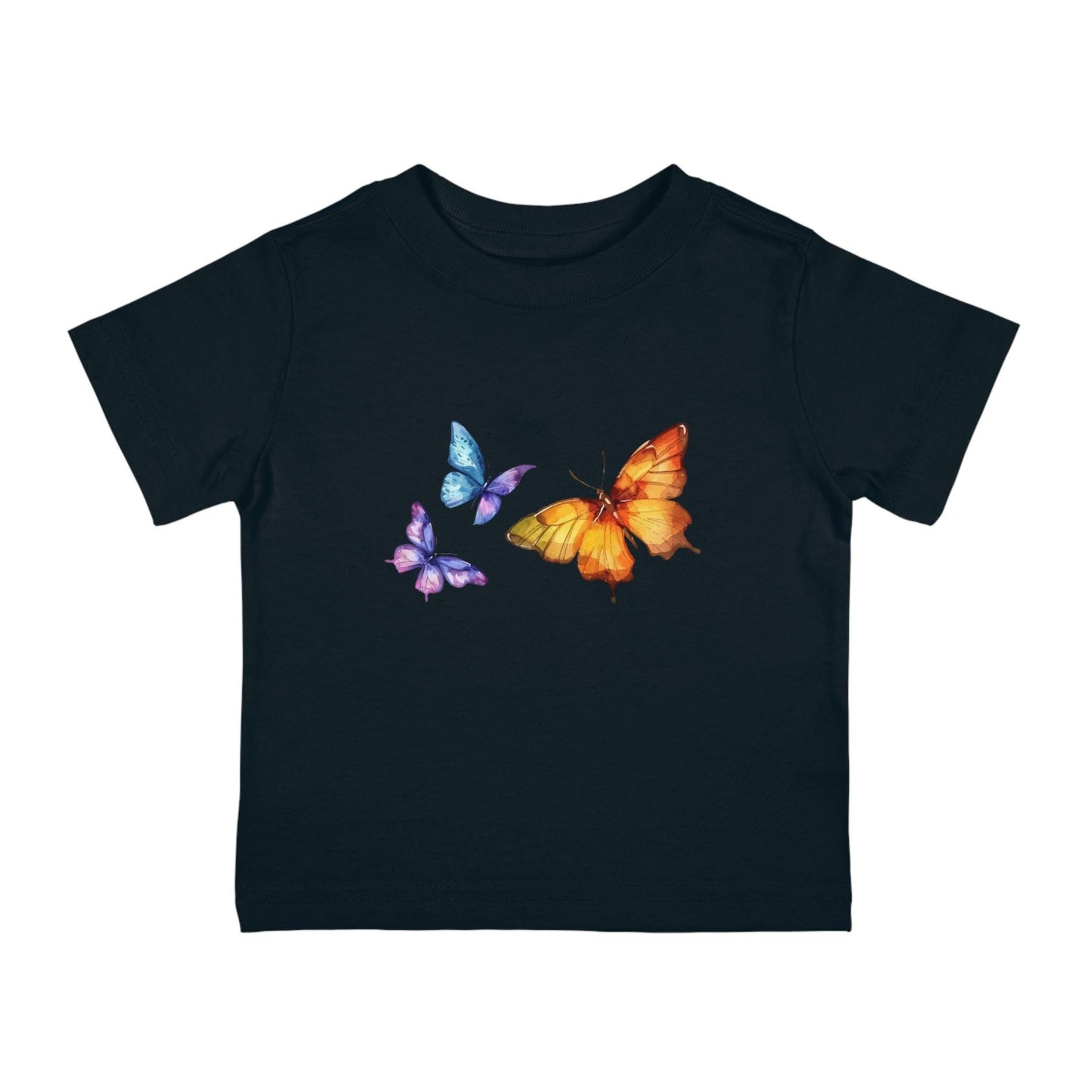 Butterfly Infant Tee, Baby T-Shirt, Toddler Top, Kids Shirt, Cute Butterfly Design, Children's Clothing
