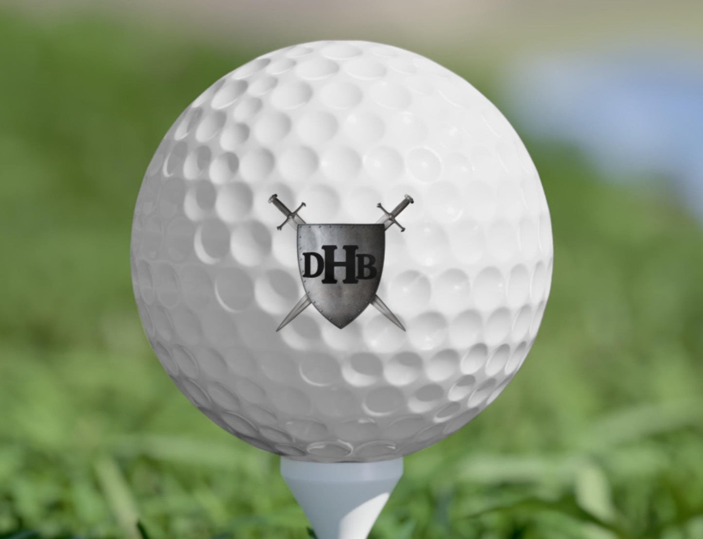 Monogrammed Golf Balls, High Quality 6pcs Set - Father's Day Gift, Golfing Accessories, Sports Equipment, Golf Lover Present, Custom Golf