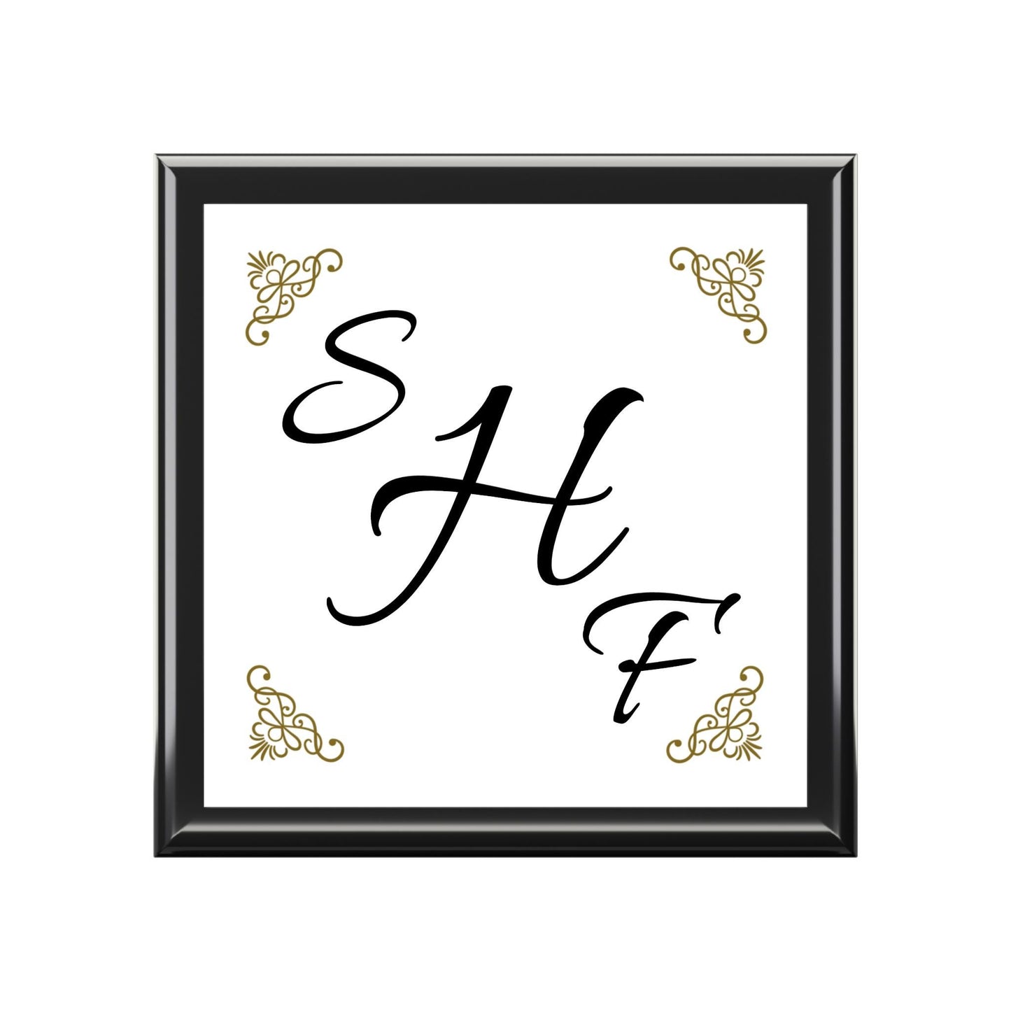 Monogrammed Jewelry Box, Personalized Keepsake Holder, Custom Wooden Organizer, Engraved Jewelry Storage Case, Gift for Her