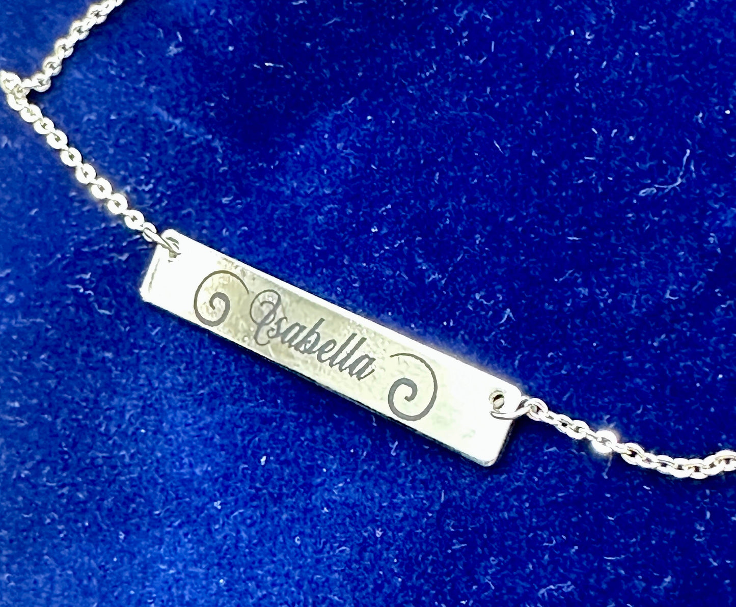 Silver Personalized Necklace for Girls and Women