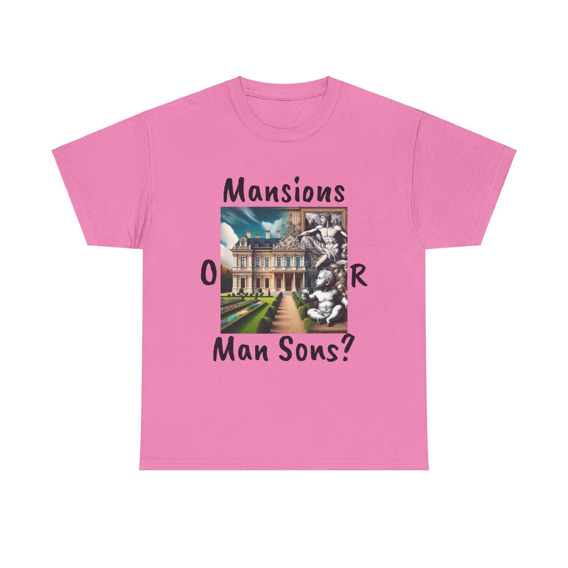 Unisex Heavy Cotton Tee Mansions or Man Sons