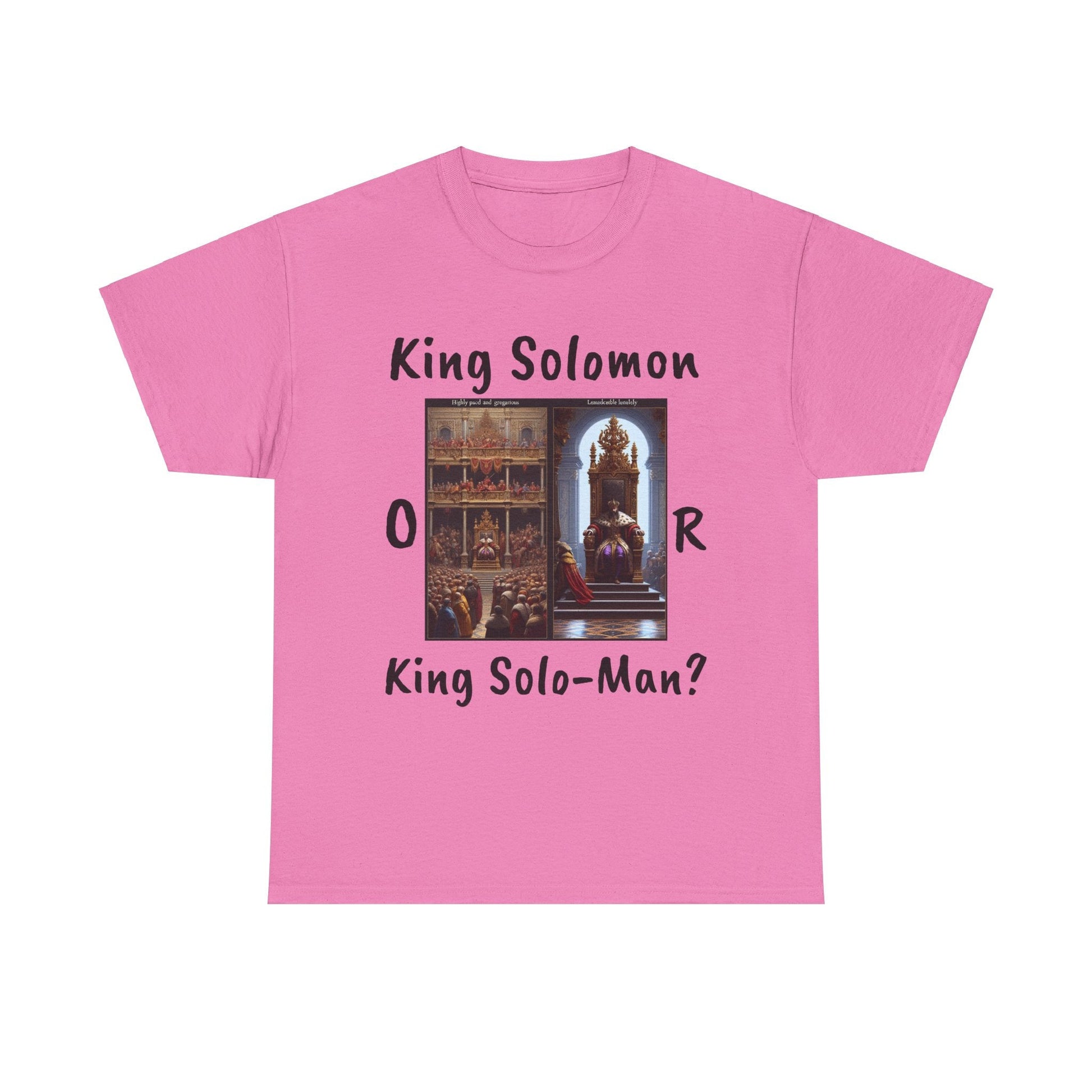 Unisex Heavy Cotton Tee King Solomon or King Solo-Man