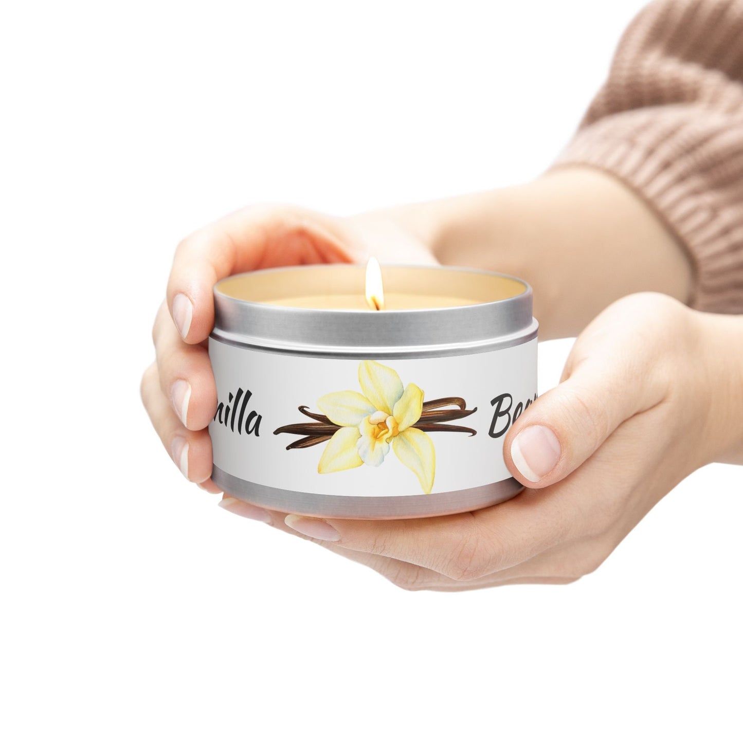 Tin Candles - Soy - Vanilla Bean Scent