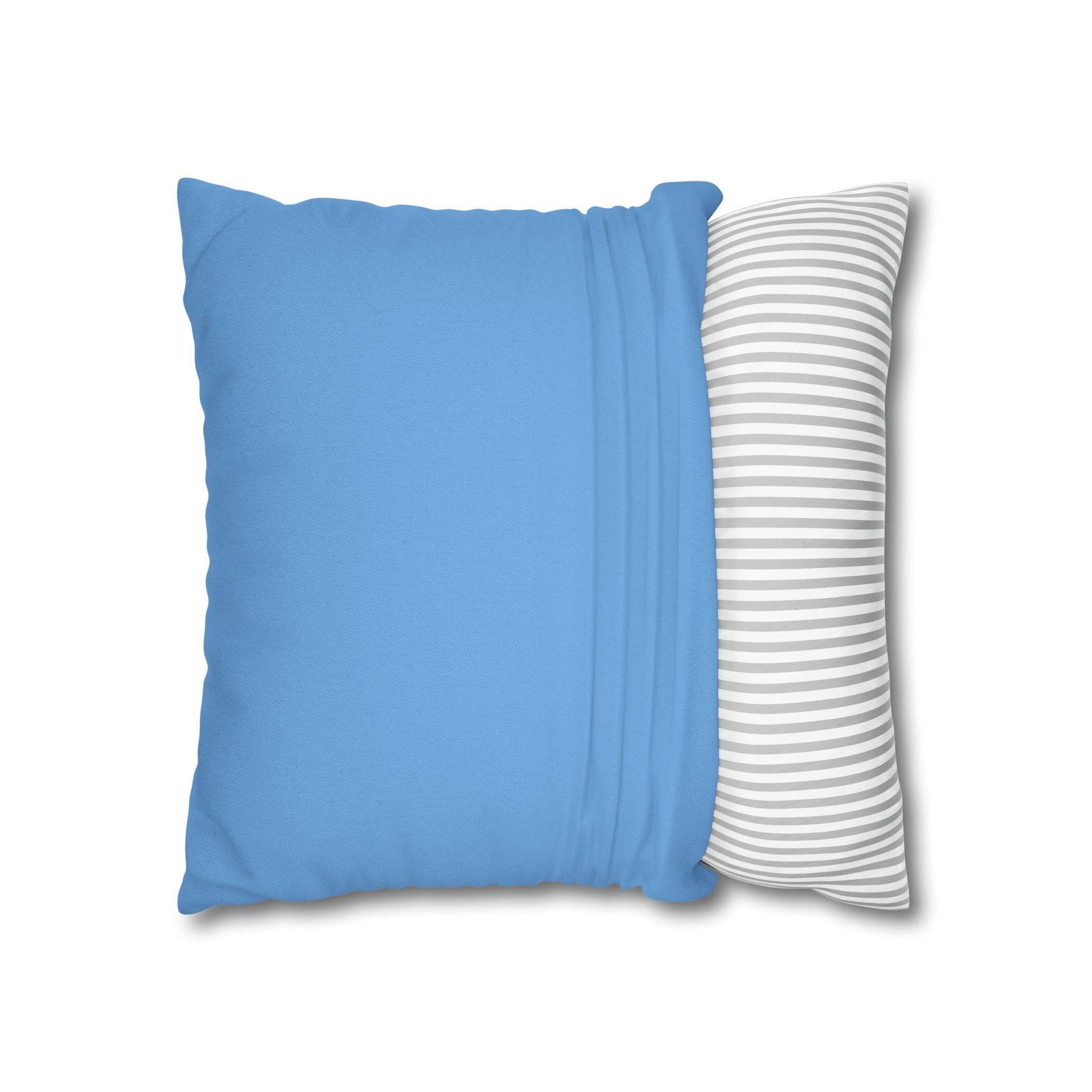 Spun Polyester Square Pillowcase - Coastal Ocean Beach Theme