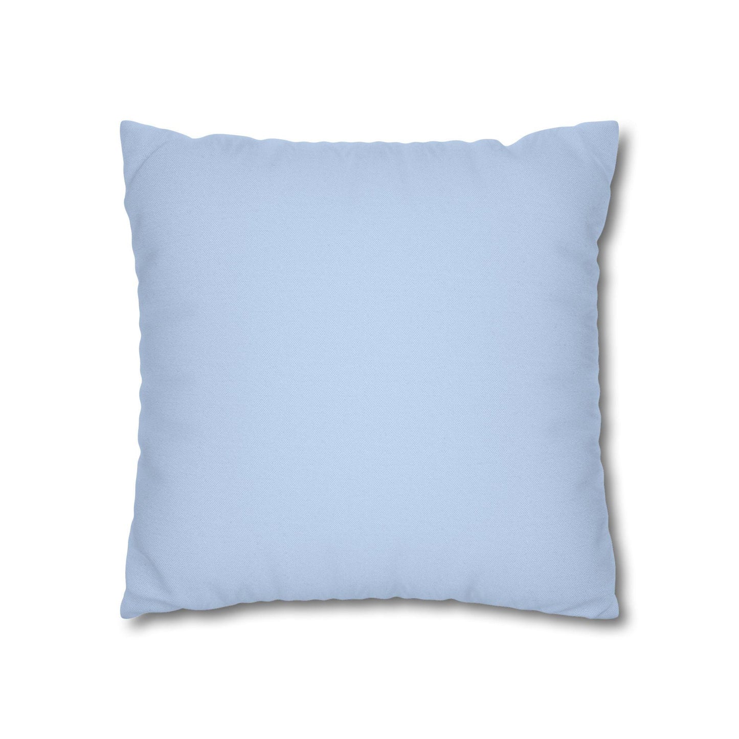 Spun Polyester Square Pillowcase - Blue Color - Pineapple Design